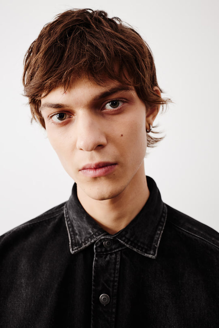 H&M Boxy Denim Shirt