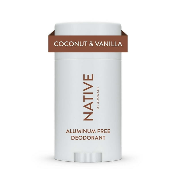 Native Natural Deodorant, Coconut & Vanilla, Aluminum Free, 75 g