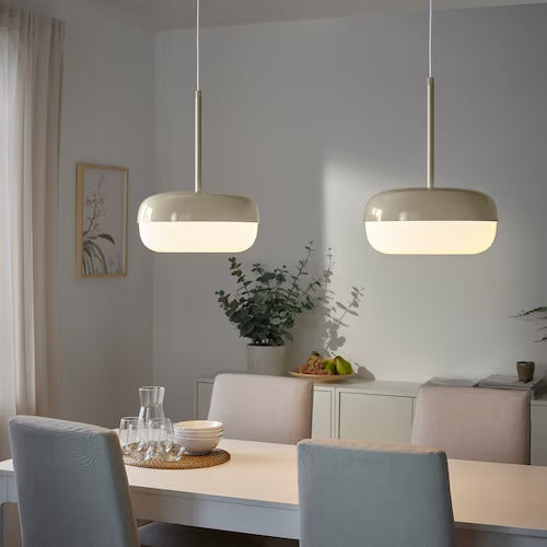 IKEA BLÅSVERK Pendant lamp, beige, 15 "