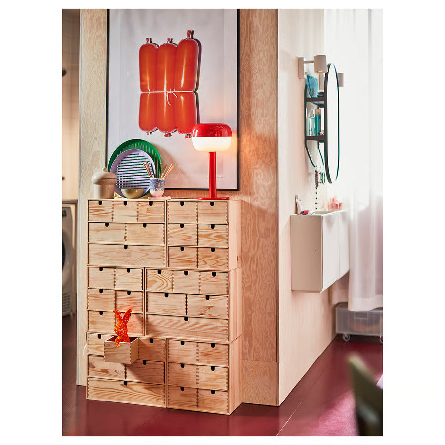 IKEA BLÅSVERK Table lamp, beige, 14 "