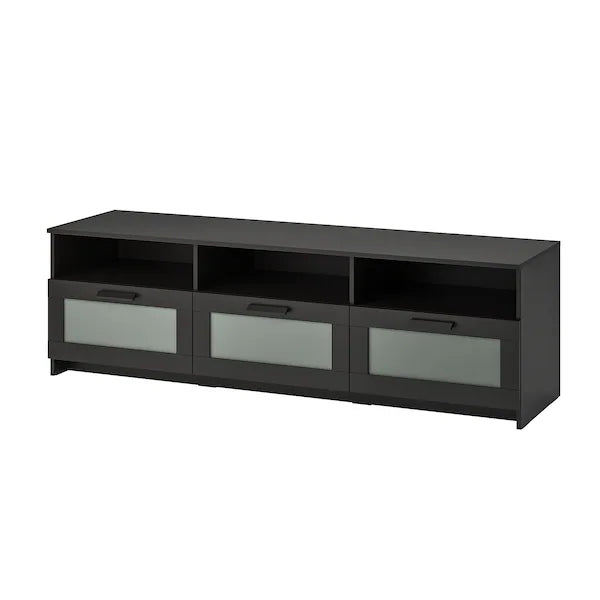IKEA BRIMNES TV unit, black, 70 7/8x16 1/8x20 7/8 "
