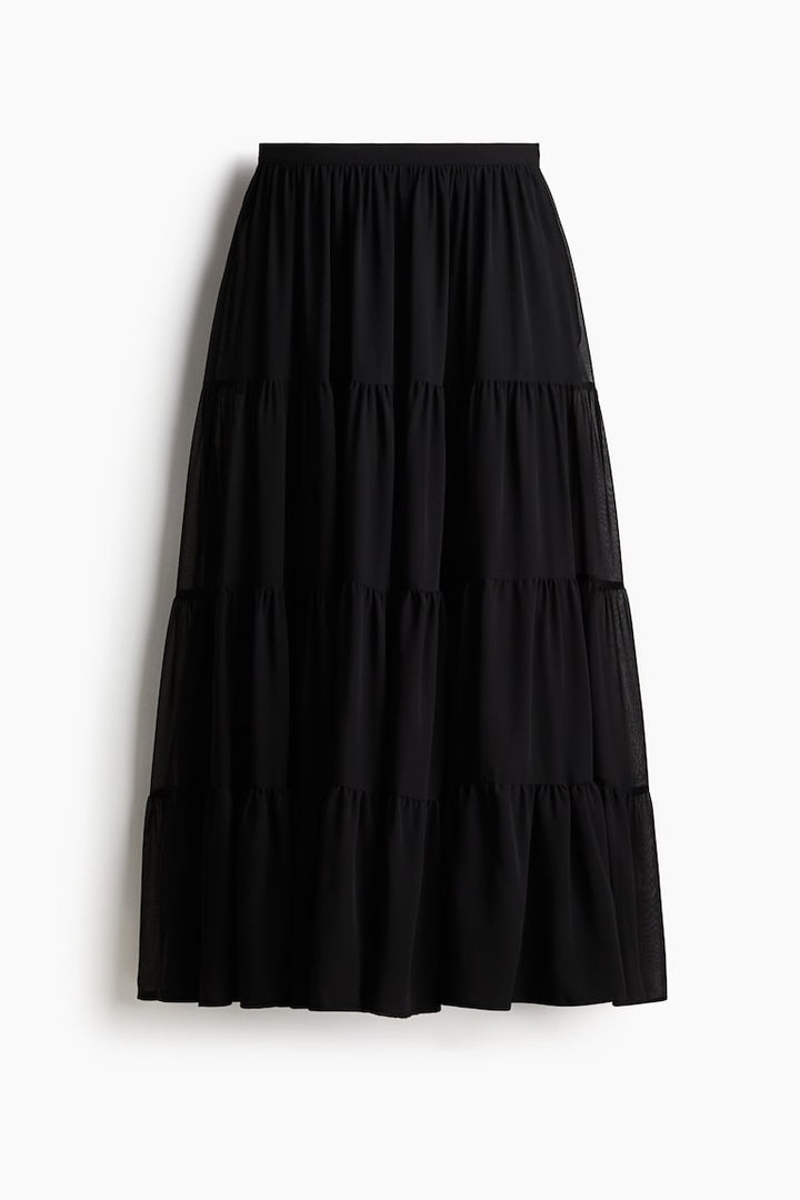 H&M Tiered Maxi Skirt