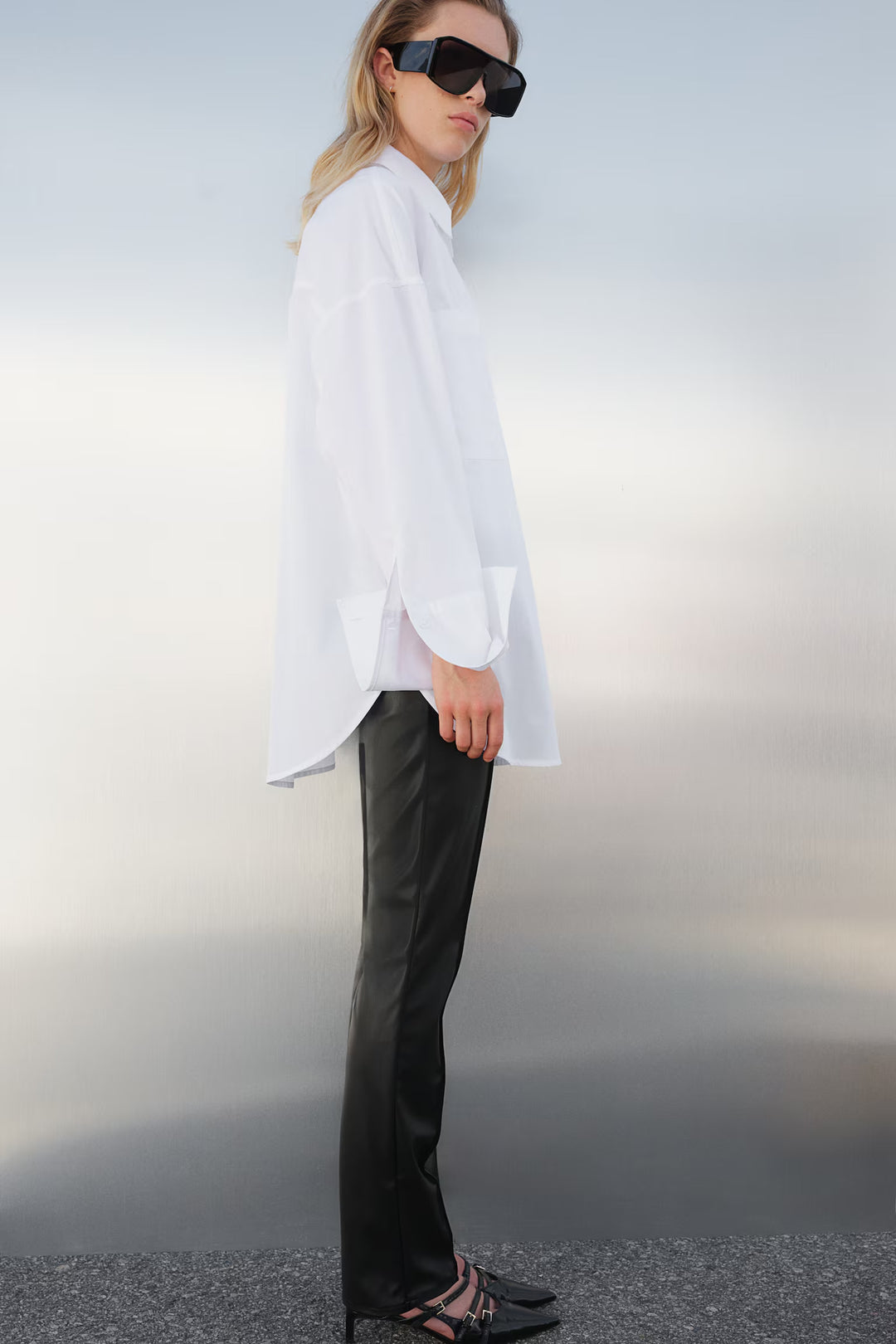 H&M Coated Leggings