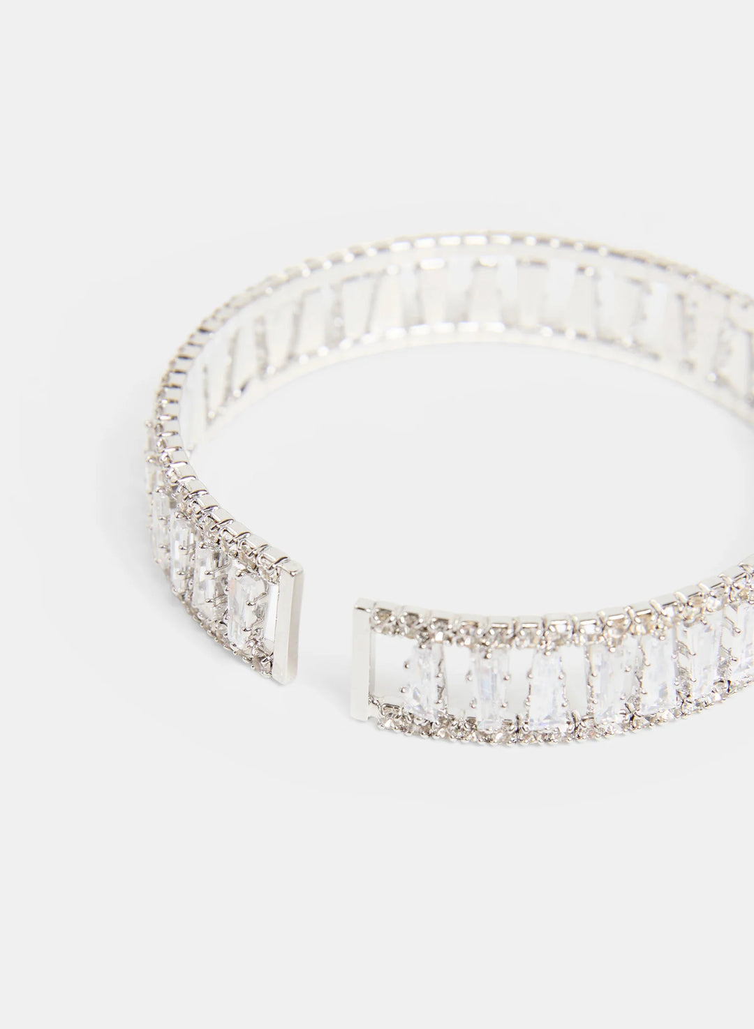 Laura Open Cuff Cubic Zirconia Bracelet