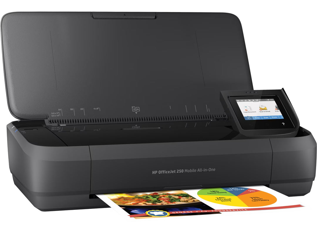 HP OfficeJet 250 Colour Inkjet All-In-One Mobile Printer