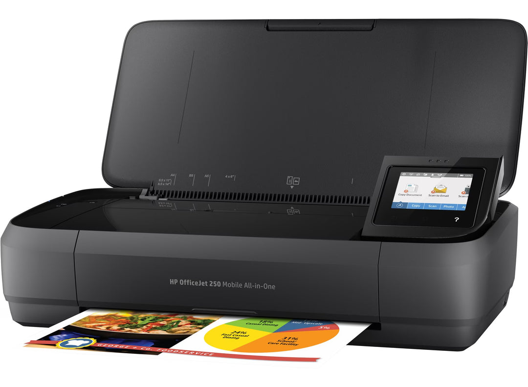 HP OfficeJet 250 Colour Inkjet All-In-One Mobile Printer
