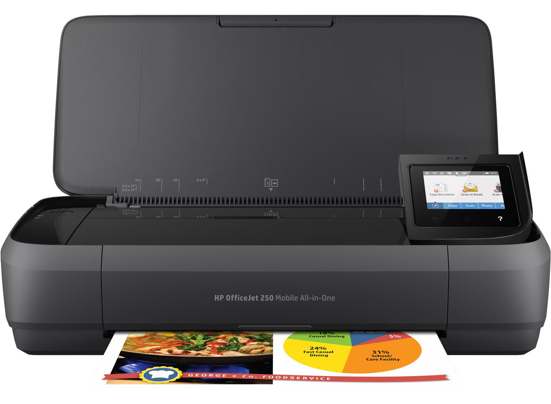 HP OfficeJet 250 Colour Inkjet All-In-One Mobile Printer
