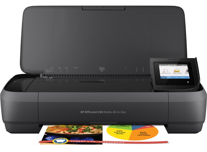 HP OfficeJet 250 Colour Inkjet All-In-One Mobile Printer