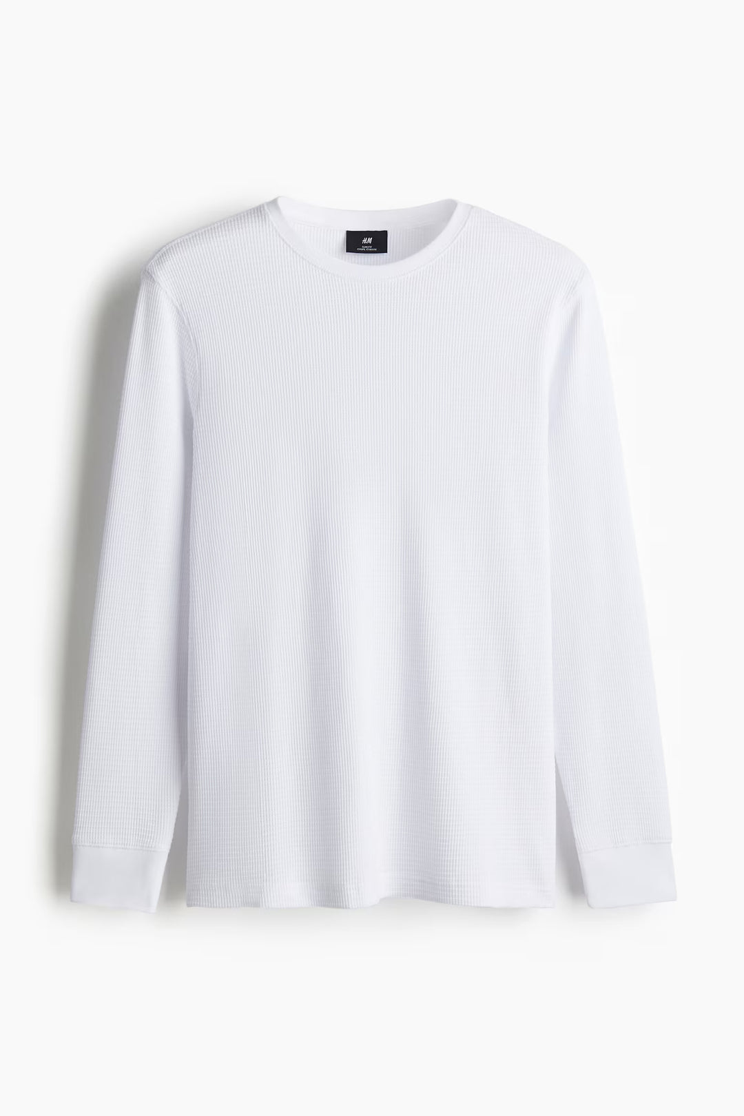 H&M Slim Fit Waffled Jersey Shirt