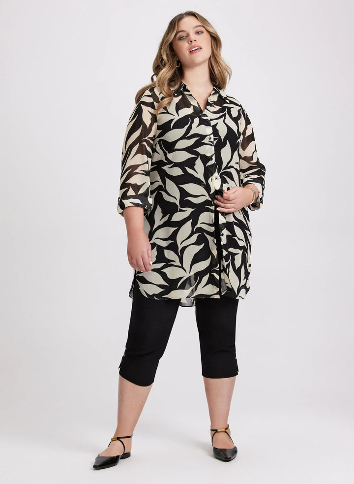 LAURA High-Rise Bengaline Capris