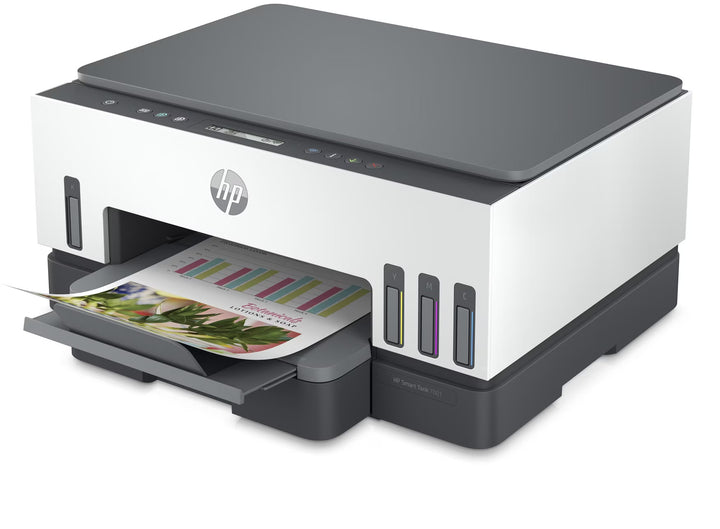 HP Smart Tank 7001 Wireless All-in-One Colour Ink Tank Printer, Scanner & Copier, Best for Home, 2 Years Ink Included