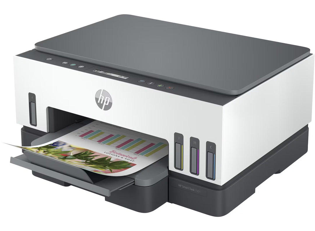 HP Smart Tank 7001 Wireless All-in-One Colour Ink Tank Printer, Scanner & Copier, Best for Home, 2 Years Ink Included