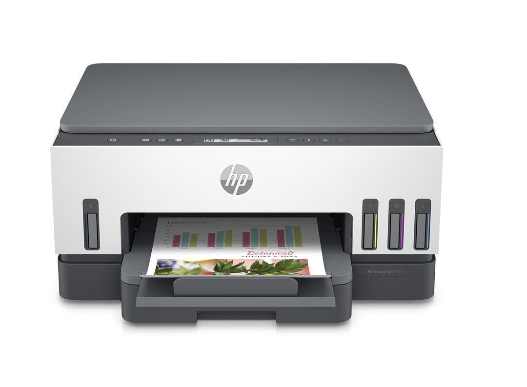 HP Smart Tank 7001 Wireless All-in-One Colour Ink Tank Printer, Scanner & Copier, Best for Home, 2 Years Ink Included