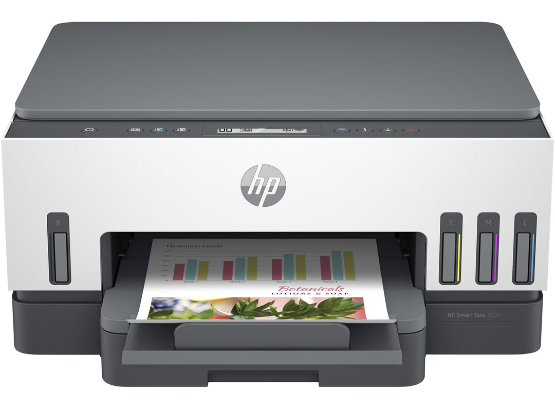 HP Smart Tank 7001 Wireless All-in-One Colour Ink Tank Printer, Scanner & Copier, Best for Home, 2 Years Ink Included