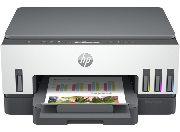 HP Smart Tank 7001 Wireless All-in-One Colour Ink Tank Printer, Scanner & Copier, Best for Home, 2 Years Ink Included
