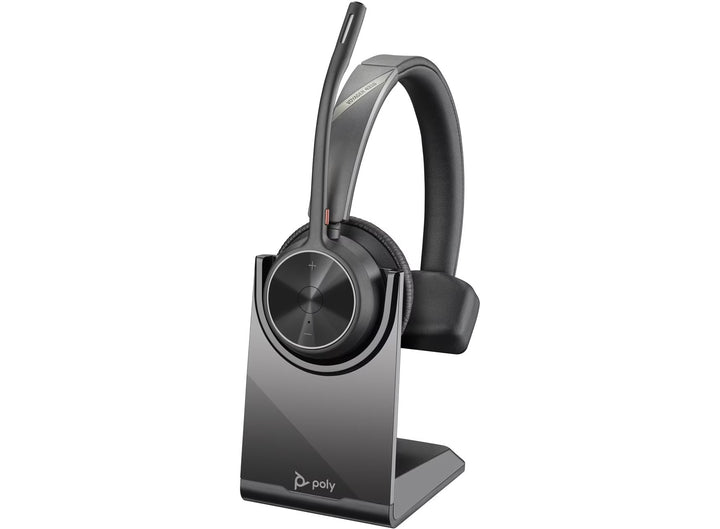 HP Poly Voyager 4310 UC Monaural Headset +BT700 USB-A Adapter +Charging Stand
