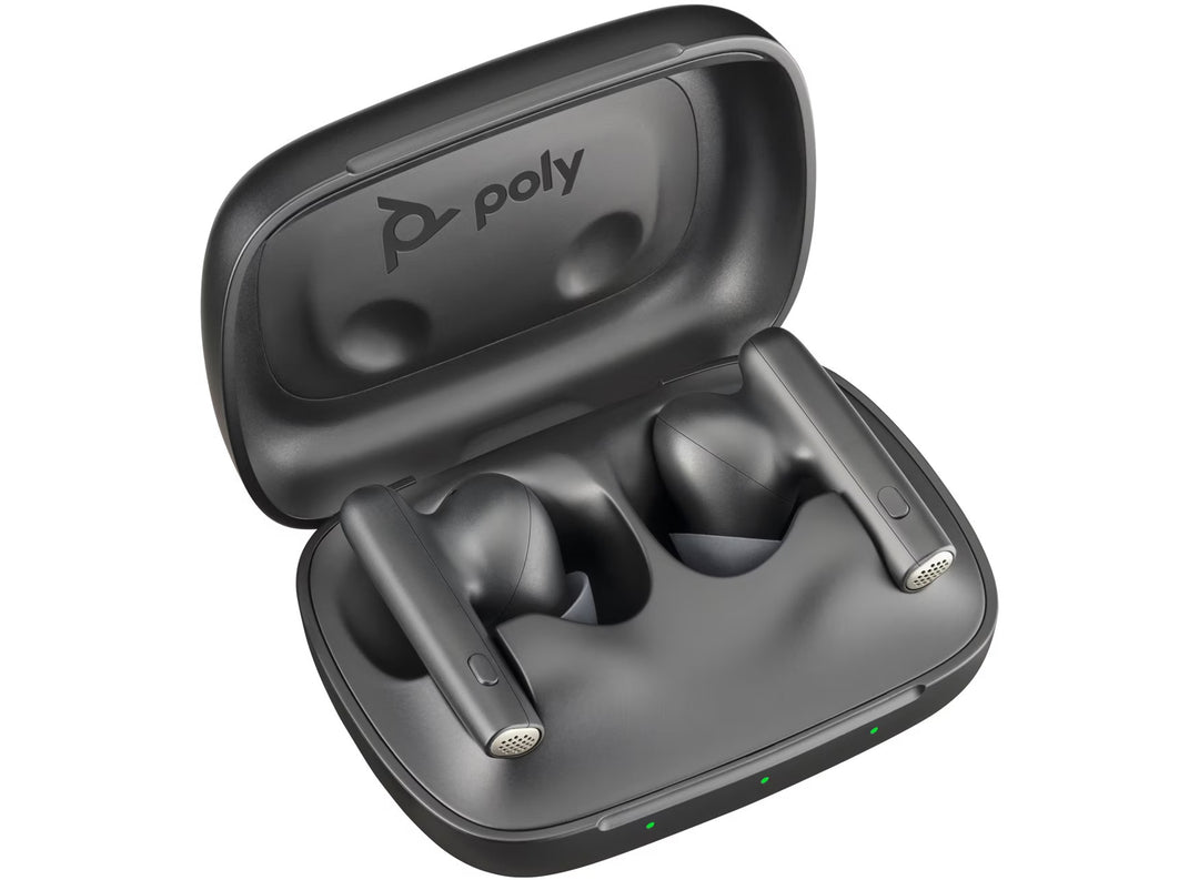 Poly Voyager Free 60 UC Black Earbuds +BT700 USB-C Adapter +Basic Charge Case