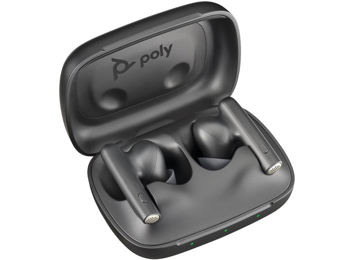 Poly Voyager Free 60 UC Black Earbuds +BT700 USB-C Adapter +Basic Charge Case