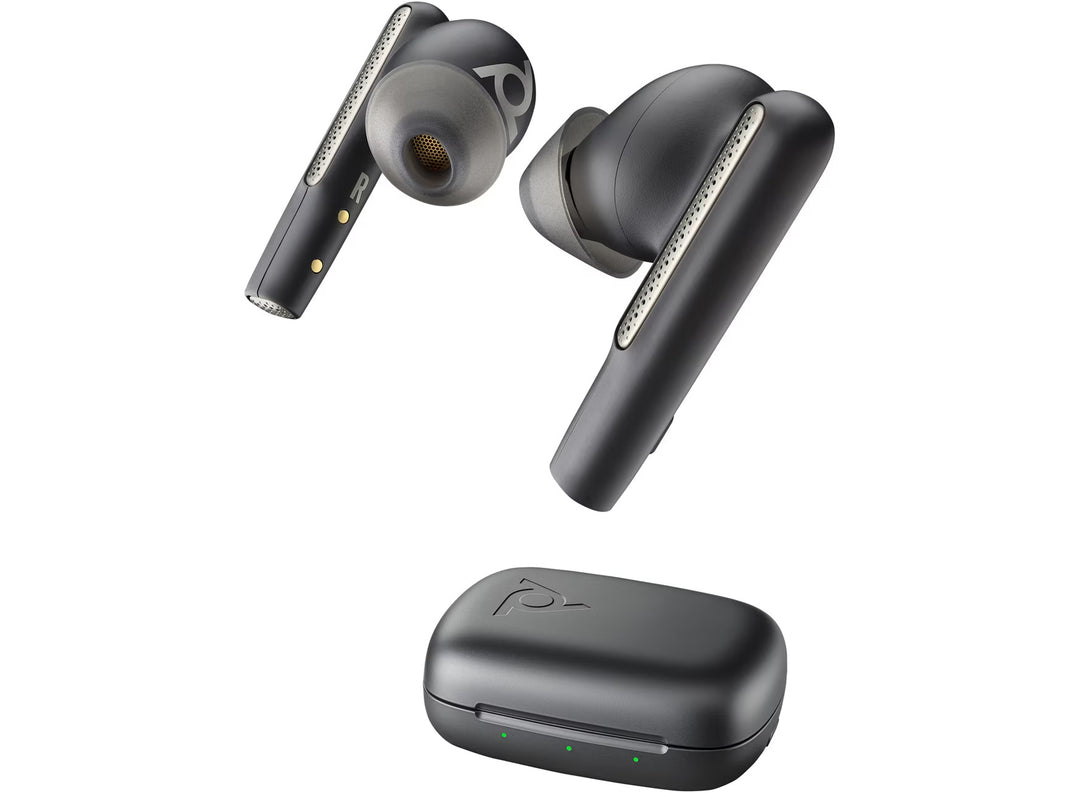 Poly Voyager Free 60 UC Black Earbuds +BT700 USB-C Adapter +Basic Charge Case