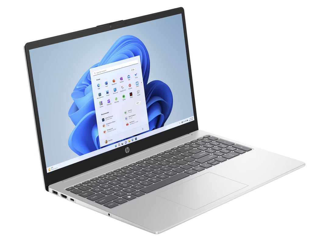 HP 15-fd1004ca Laptop with 12 months Microsoft 365 Personal and dual-mode wireless mouse