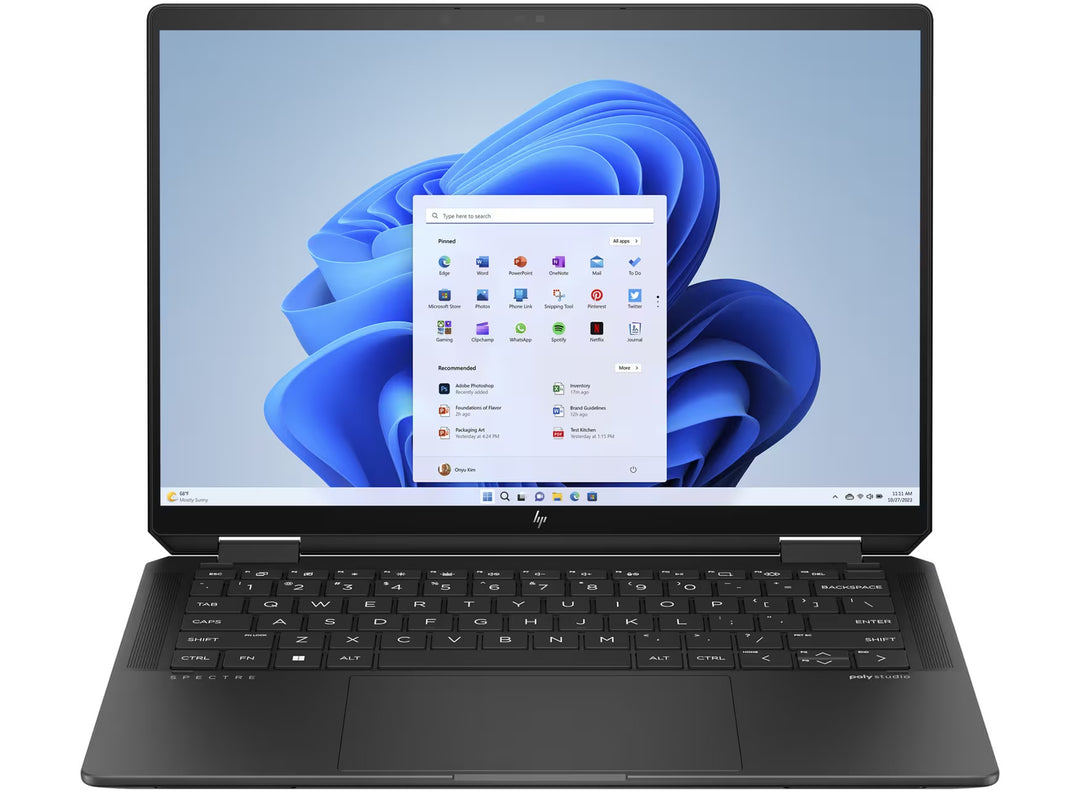 HP Spectre x360 2-in-1 Laptop 14-eu0010ca - Core™ Ultra 7, Black with Pen