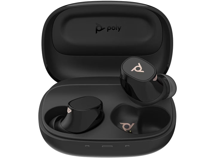 HP Poly Voyager Free 20 Black Earbuds +Basic Charge Case