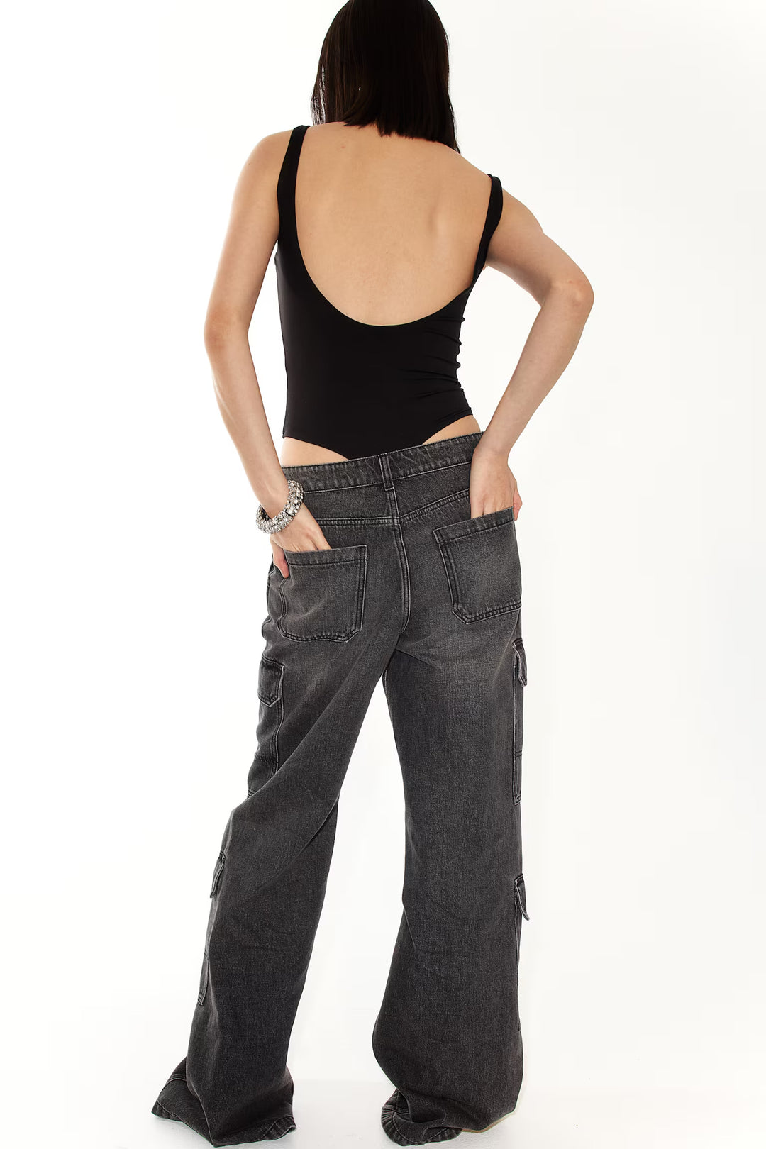 H&M Denim Cargo Pants