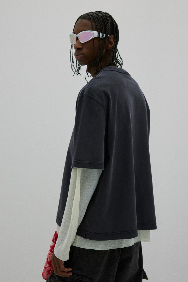 H&M Boxy Fit Washed T-shirt