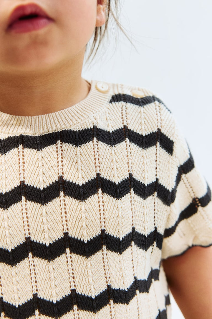 H&M 2-Piece Pointelle-Knit Cotton Set