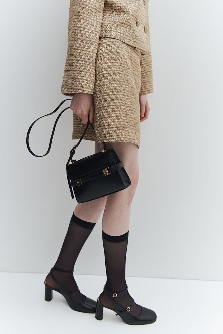 H&M Bouclé Mini Skirt