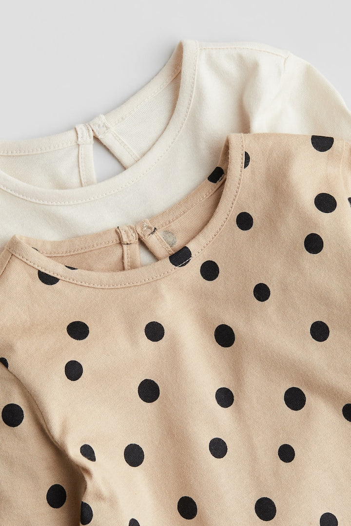 H&M 2-pack Long-Sleeved Cotton Tops