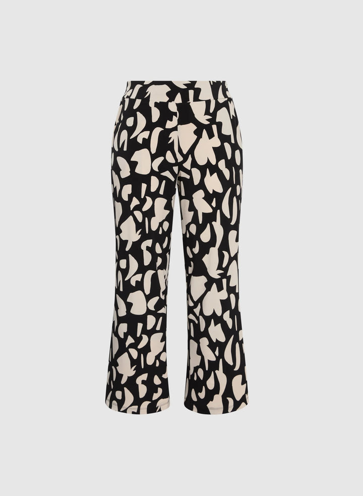 LAURA Olivia Printed Wide-Leg Pants