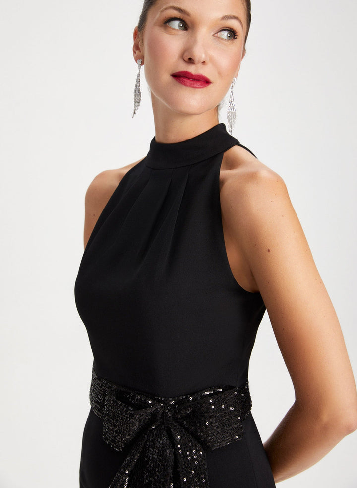 LAURA Sequin Bow Dress