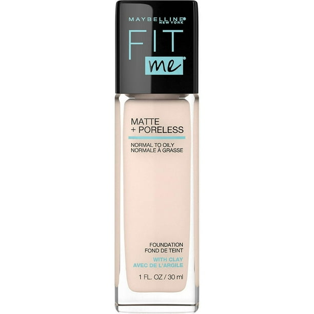 Maybelline New York Fit Me®, Matte + Poreless Liquid Foundation, Fit Me Matte + Poreless Foundation