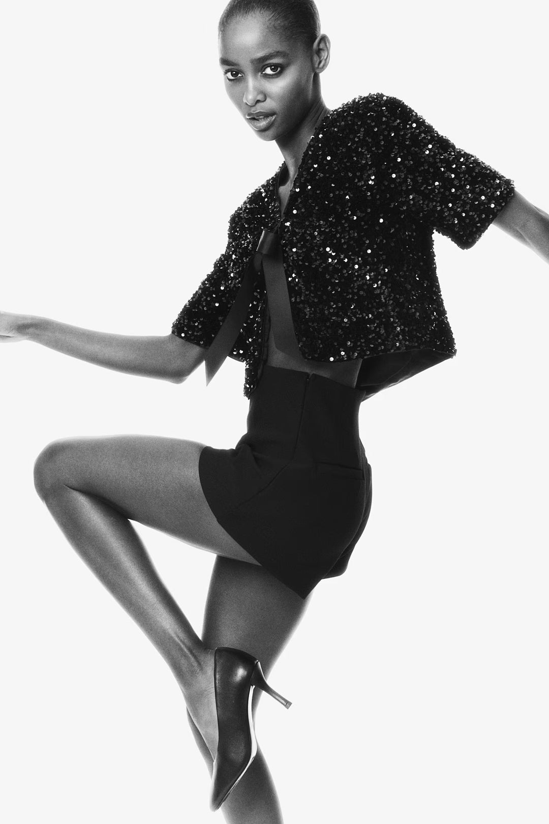 H&M Sequined Blouse
