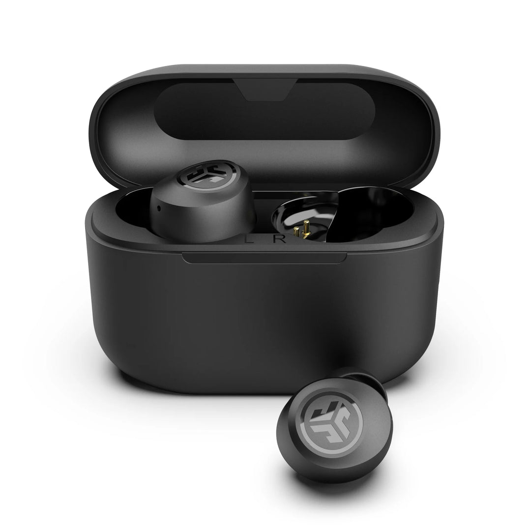JLab Go Air Pop Bluetooth Earbuds, True Wireless with Charging Case, Black