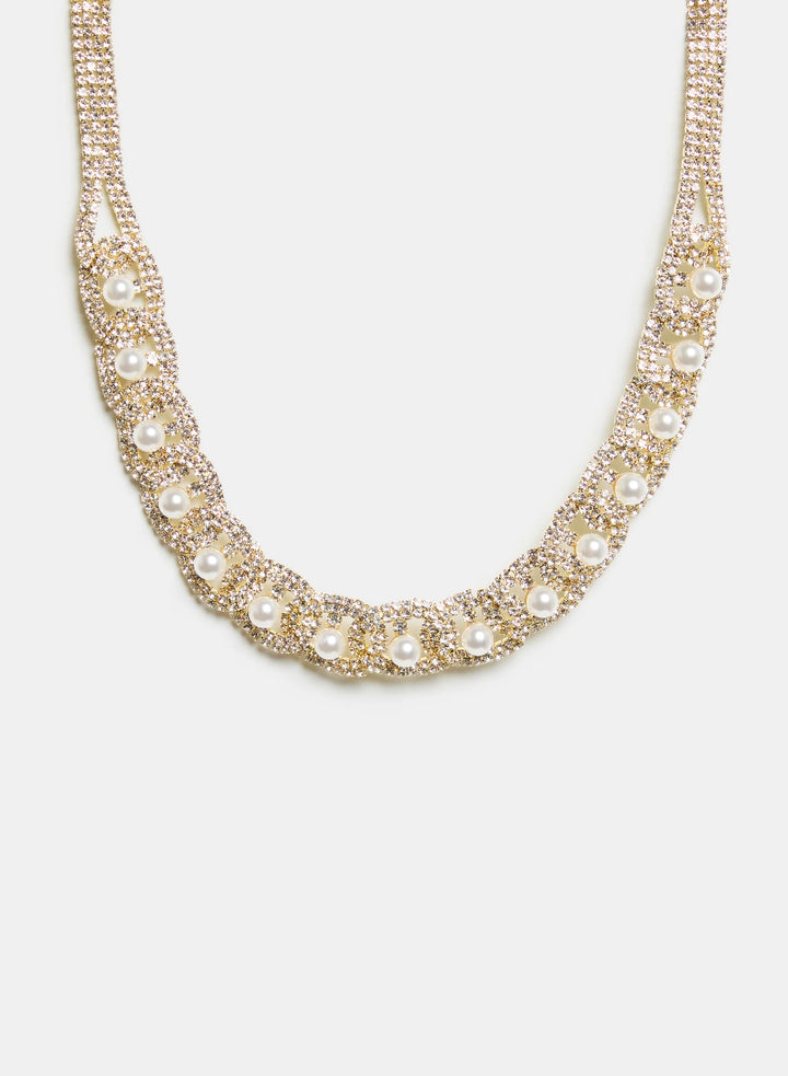 Laura Pearl Detail Necklace