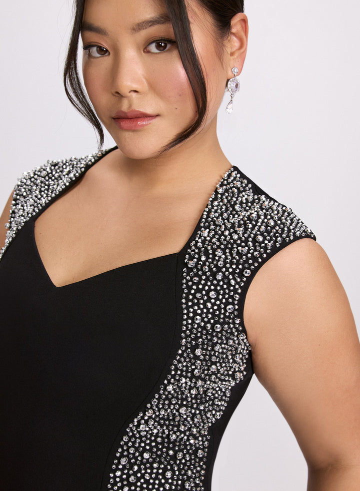 LAURA Crystal Embellished Dress