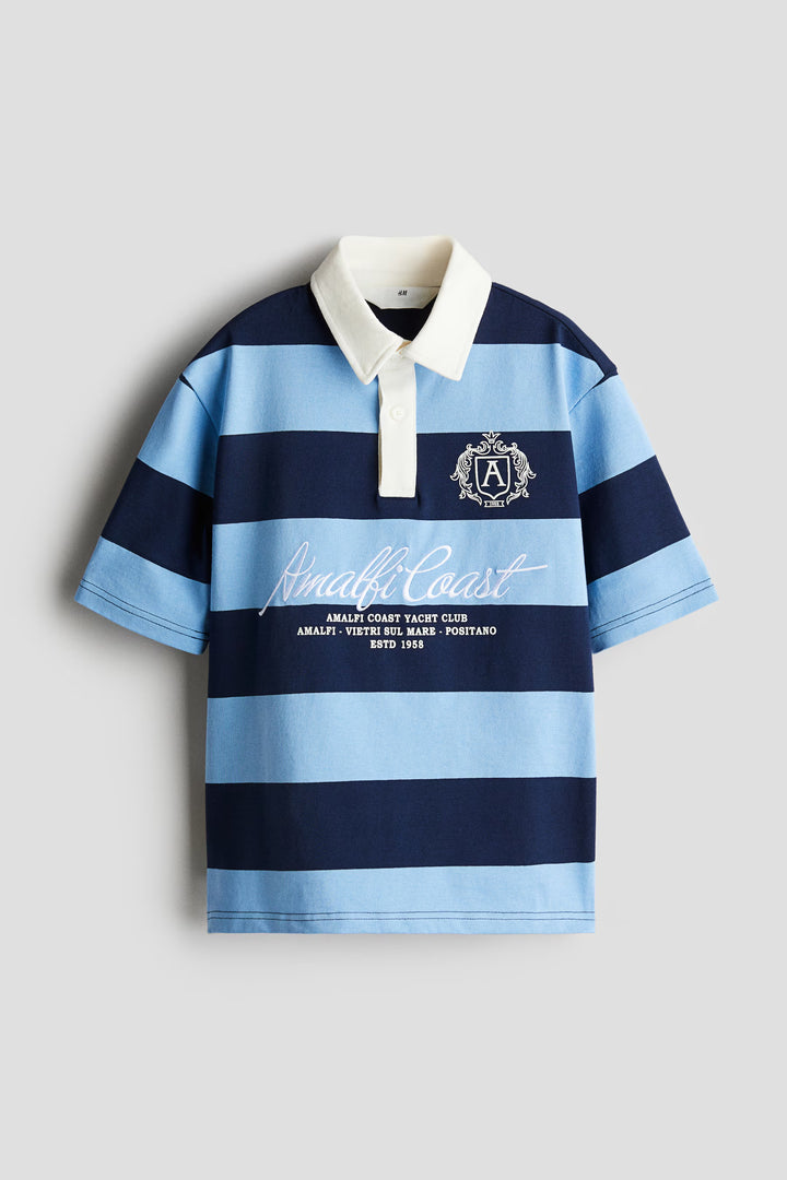 H&M Text-Motif Polo Shirt