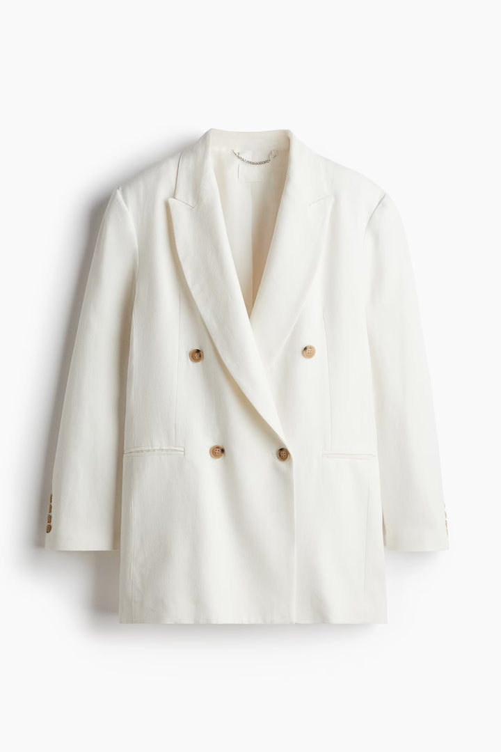 H&M Linen-Blend Blazer