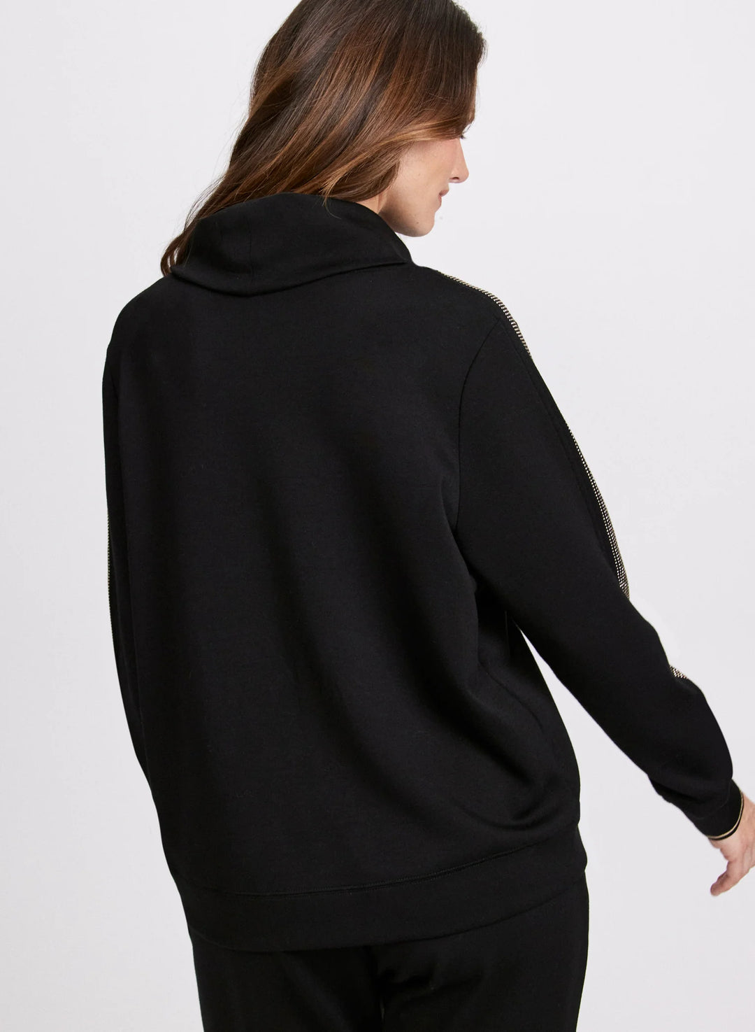 LAURA Raised Cowl Neck Top
