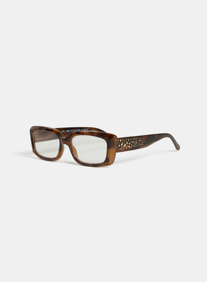 Laura Rectangular Tortoiseshell Glasses