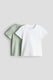 Green/white stripped