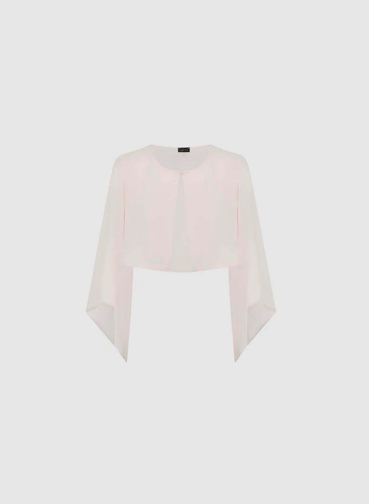 LAURA Flared Sleeve Chiffon Bolero