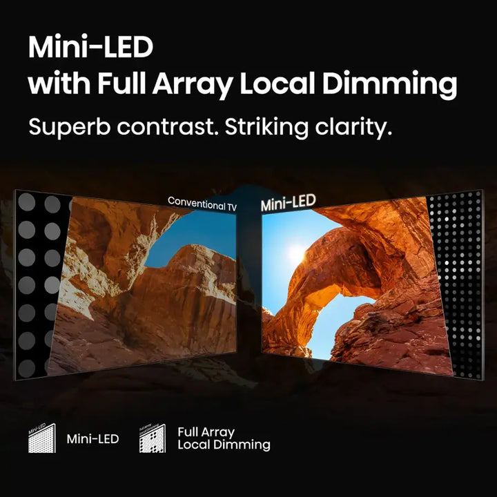 Hisense - 85" Class QD7 Series Mini-LED QLED 4K UHD HDR Smart Fire TV (2025)
