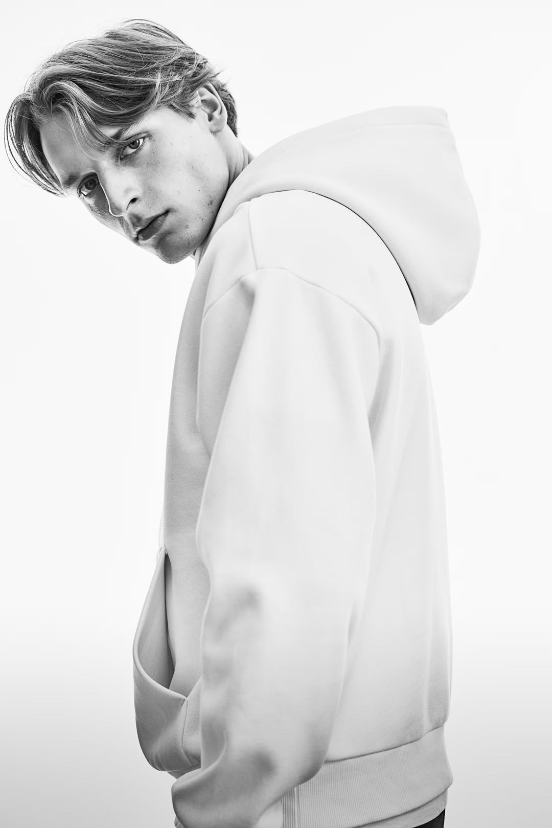 H&M Loose-Fit Printed Hoodie