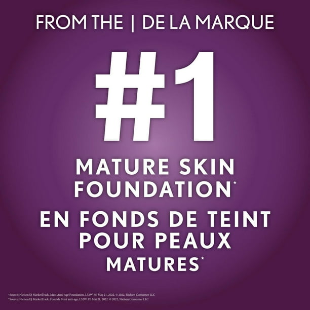 COVERGIRL Simply Ageless 3-in-1 Liquid Foundation Infused with Hyaluronic Complex, Vitamin C and Niacinamide - Hydrating Formula, 100% Cruelty-Free, 3-in-1 Liquid Foundation