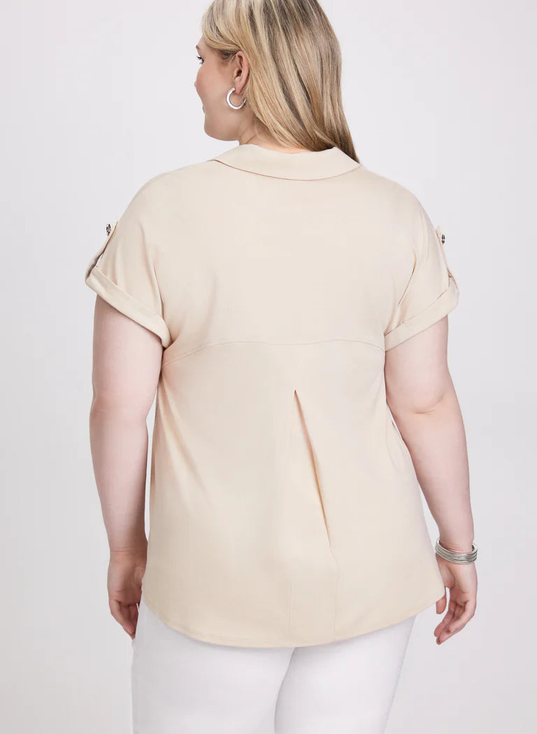 LAURA Polo Collar T-Shirt