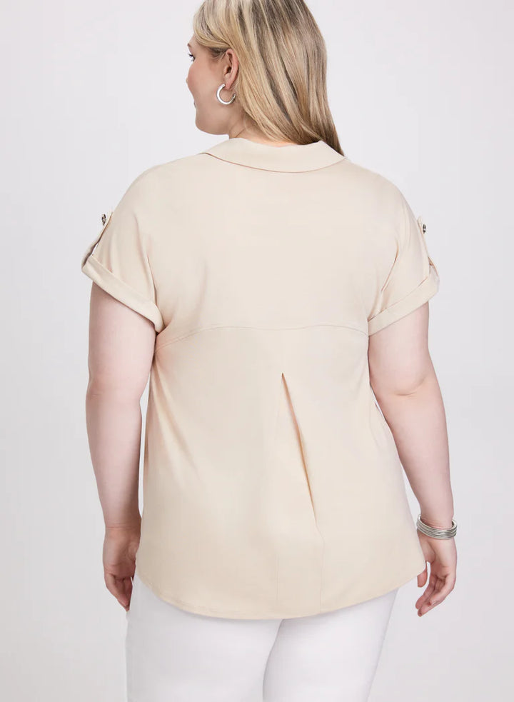 LAURA Polo Collar T-Shirt