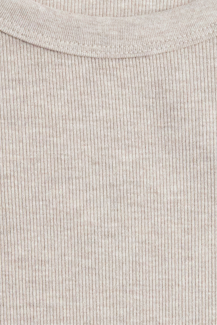 H&M RIBBED MODAL-BLEND TOP